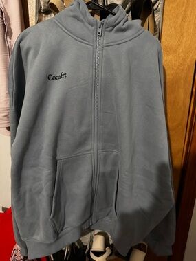 COMFRT Cloud Zip Hoodie - M - Blue Willow
